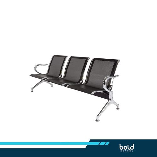 Three-seater waiting bench